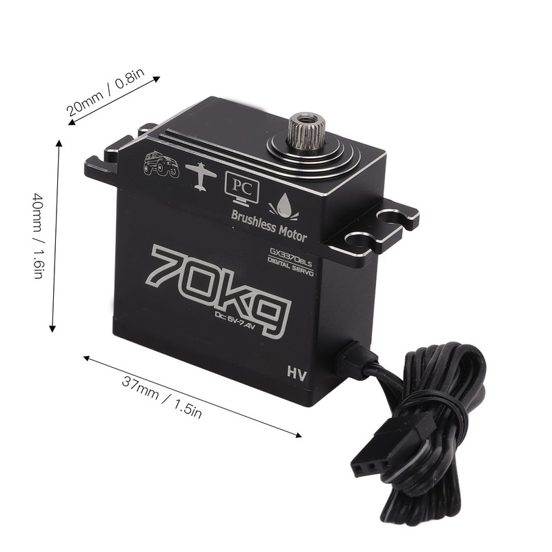 GX3370BLS 70KG Digital Servo for SCX10 1/8 1/10 RC Car