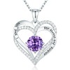 CDE Forever Love Heart Pendant Necklaces for Women 925 Sterling