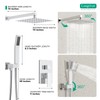Longriver Shower Faucet Set, Shower System Bathroom High Pressure 10