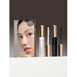 Marcique [Perm & Care Set] Marcique hypoallergenic no-glue self eyelash perm kit + eyelash nutrition (black tinting/transparent) / [펌&케어 세트] 마르시끄 저자극 노글루 셀프 속눈썹 펌 키트 +속눈썹 영양제 (블랙 틴팅/투명)