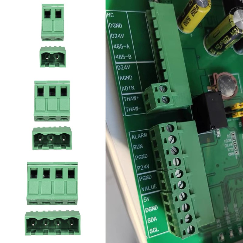 25 Pairs 5.08mm Pitch 2/3/4 Pin Screw Connector Pluggable Terminal