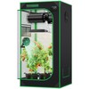 VIVOSUN S224 2x2 Grow Tent, 24"x24"x48" High Reflective Mylar with