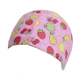 swimming cap kids swimming cap pool cap swim cap kids swim cap boys girls quick dry elastic swimming water play (strawberry)