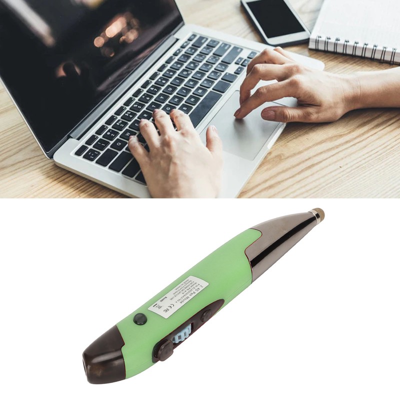 Wireless Pen Mouse Rechargeable Luminous Silent Small Portable Bluetooth 2.4g