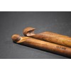 Wooden Crochet Hooks Set of 3 - Natural Hand-Turned Ergonomic