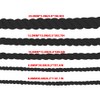 Cotton Rope 6mm x 30m Soft Cotton Rope Black 6mm