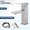 Turnaroundtech Basin Tap Stainless Steel Single Handle Cold and Hot