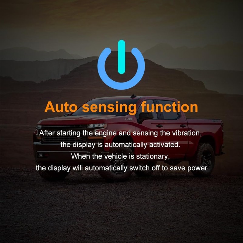 OBEST Car Head Up Display,GPS Speedometer,Inclinometer for Off-Road Driving,Color High-Definition