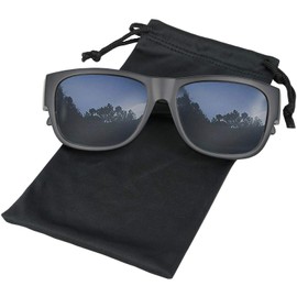 Fit Over Sunglasses Polarized Wear Over Eyeglasses Unisex for Men and Women Pouch Included