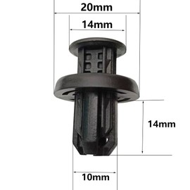 500 Pcs Rear Front Bumper Cover Fender Grille Under Cover Push-Type Retainer Clip Fastener Rivet for Honda Acura 91505-TM8-003