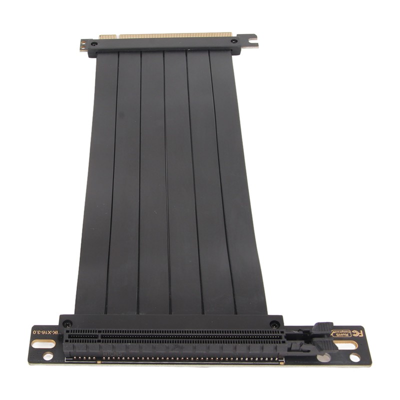 PCIE 3.0 X16 Riser Cable High Speed Flexible 90 Degree