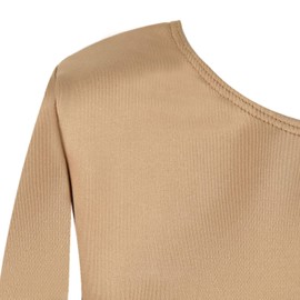 JoyCan Ice Figure Skating Tops Girls Skating Performance Wear Fleece Inside Adult Training Women Competition Underlay