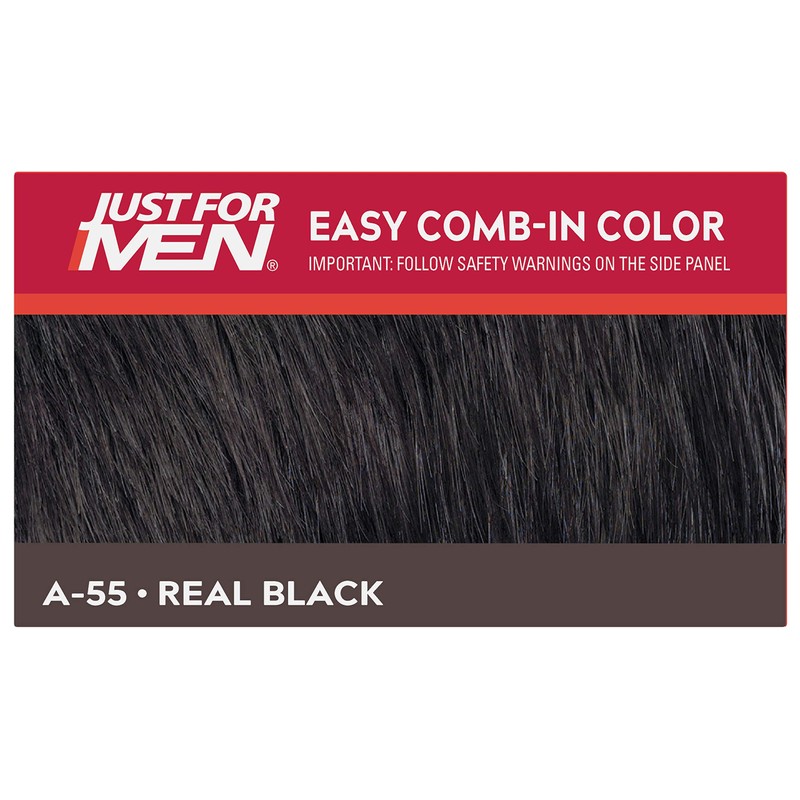 Just For Men Autostop Color #A-55 Real Black (2 Pack)