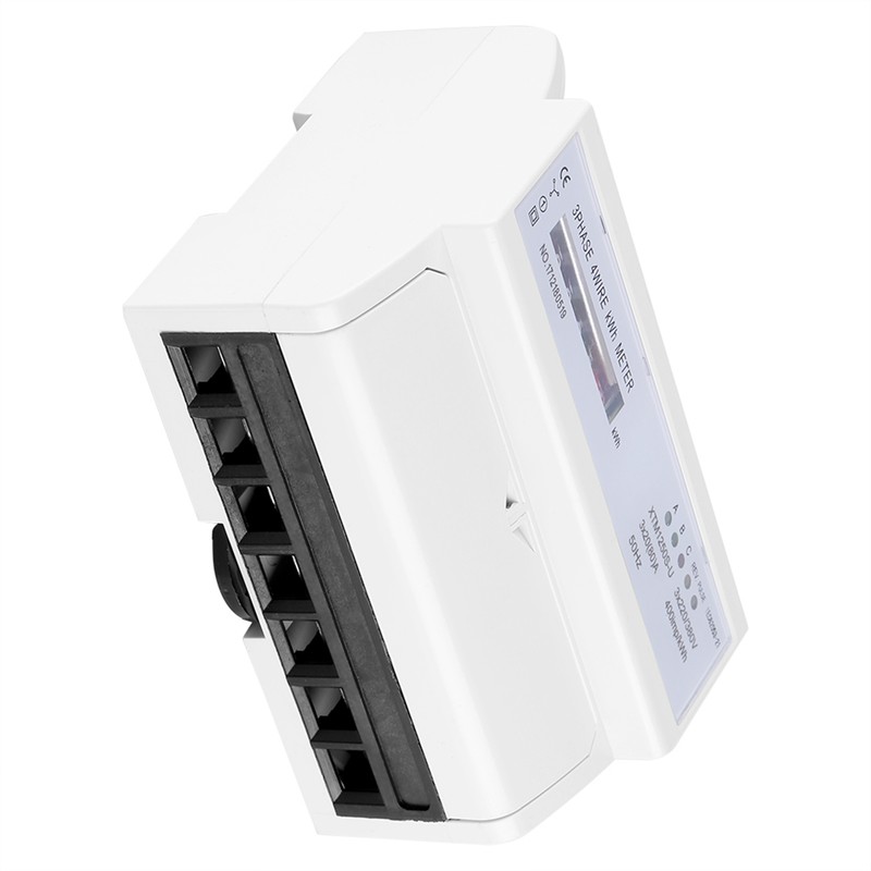 Digital 3phase 4 Wire DINRail Electric Meter 20(80)A Electronic KWh