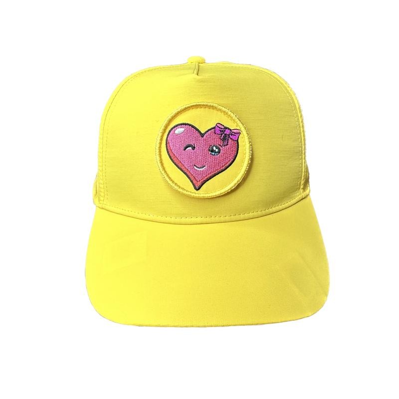 Youth Baseball Style Hat with interchangeable logos and led lights