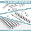 Pack of 5 Threaded Rods M6 x 100 mm, Threaded