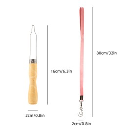 Zipper Helper Pull for Dresses & Boots - Back Zipper Tool with Customs Lock, 2 Hooks