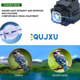QUJXU Projector Lamp Fits ELPLP76, Fits Epson Powerlite Pro G6970WU G6050W G6050WNL G6070WNL G6150NL G6450WU G6550WU