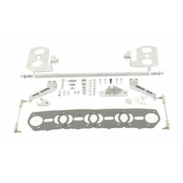 Dual Carb Linkage Kit, for Weber IDF & HPMX, Deluxe Version, Compatible with Dune Buggy