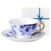Okura Ceramic 8011/6C Blue Rose Cup & Saucer