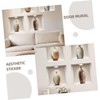 Operitacx 1 Set Elegant Vase Wall Stickers for Home and