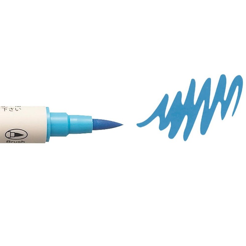 呉竹 水性ペン 布用 布書き ZIG ファブリカラー 12色 TC-4000A/12V