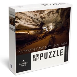Lantern Press Mammoth Cave, Kentucky, Cave Interior 1000 Piece Jigsaw Puzzle for Adults, Made in USA with Reference Poster