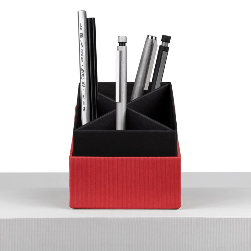 Rössler Soho Desk Top Pencil - Tidy Red