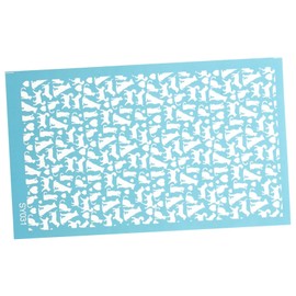 STOBOK 5sheets Polymer Clay Silk Screen Stencil for Dog and Cat Heart Patterns Printing Tool for Creative Crafting Projects for Boys and Girls and Adults