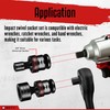 WETT 15-Piece 3/8" Drive Shallow Impact Universal Joint Socket Set,