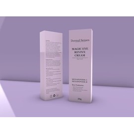 Magic Eye Revive Cream | Advanced Anti-aging Eye Treatment with Built In Viberating Massager | Hyderating, Firming & Brightening Formula | Anti Wrinkle & Fine Lines Eye Cream Dark Circles, Eye Puffiness & Under Eye Bags | Peptide Infused with Herbal Extr