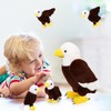 Lenwen 5 Pcs Eagle Stuffed Animal Bulk 1 Plush Mommy