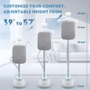 CGOLDENWALL 2-in-1 Standing Garment Steamer for Clothes with Flat &