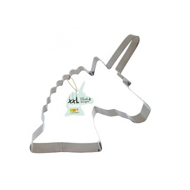 Scrapcooking 1982 - XXL Einhorn Ausstechform aus Edelstahl - 30 x 16,5 x 5 cm - Keksausstecher Backform Plätzchen Groß - Geburtstagtorte, Torten, Kuchenform