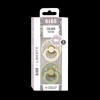 Bibs Round Natural Dummy Pacifier - Liberty Collection - Eloise/Sage,