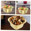 Zerodeko Portable Snack Bowl Stainless Steel Dipping Dish for Sauces