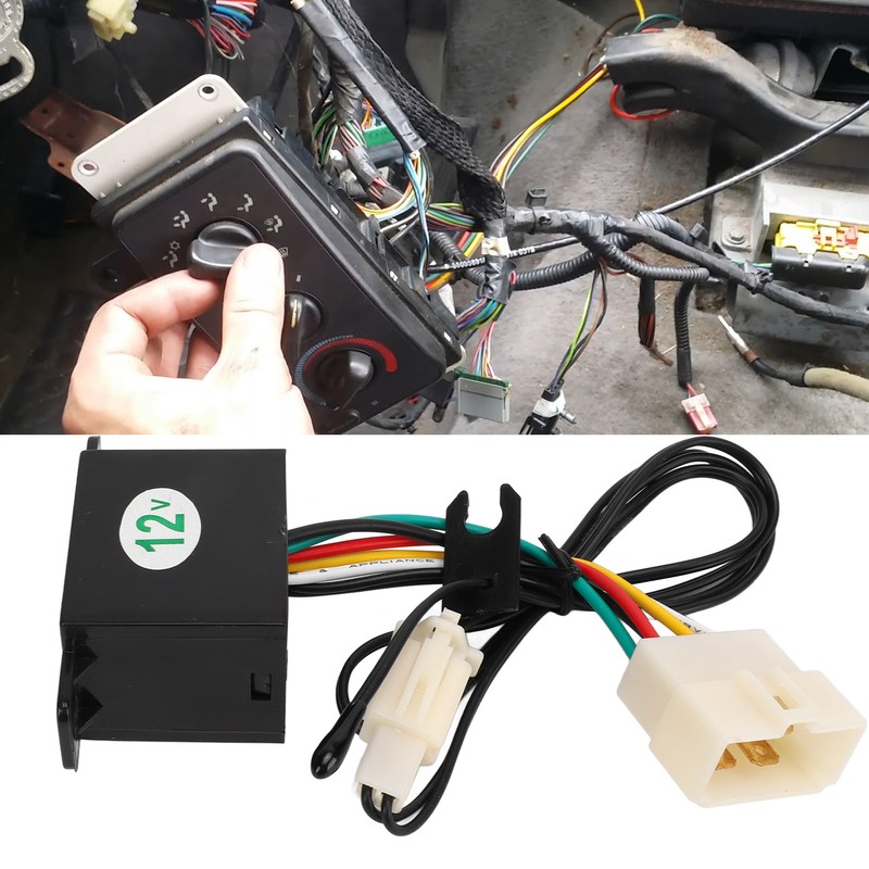 AC Temperature Control Switch DC12V Universal Fit Air Conditioner Evaporator