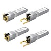 4PCS 10GBASE-T SFP+ RJ45 Copper Transceiver Module, Multi-Rate 1.25G/2.5G/5G/10G up
