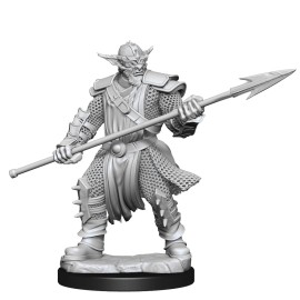 Wizkids/NECA WZK90387 Wizkids Critical Role Unpainted Miniatures: W1 Bugbear Fighter Male