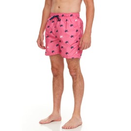 Kanu Surf Men's Havana Swim Trunks (Regular & Extended Sizes), Terrapin Pink, Medium