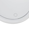 5.6inch Handheld Magnifying Makeup Mirror Triple Suction Cup 10X Magnification
