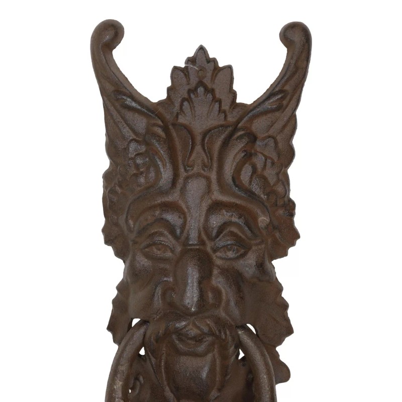 Cast Iron Wiccan Celtic Greenman Forest Tree Ent Spirit Heirloom