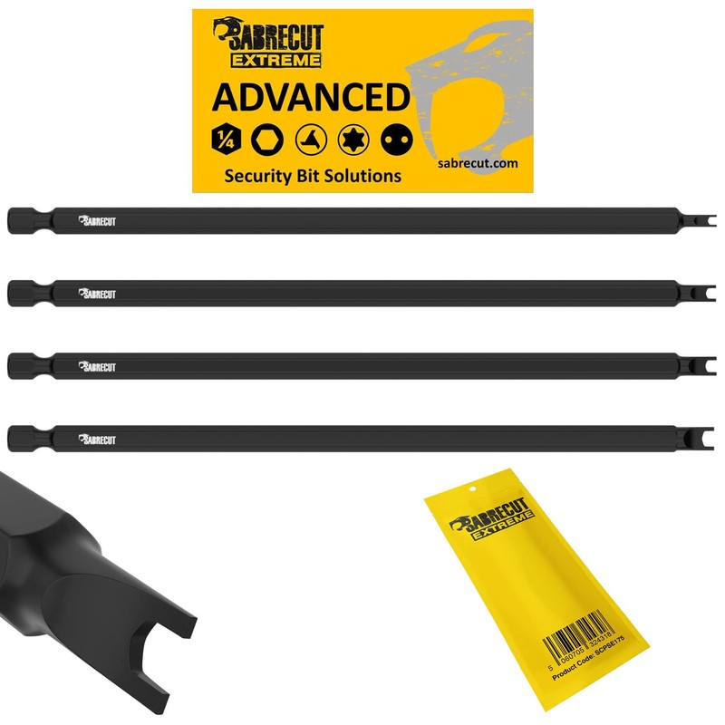 4 x SabreCut SCPSE175 Spanner Snake Eye Pigs Nose Security
