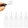 5 Piece Precision Dispenser Set, 10ml Quilling Glue Needle Bottles