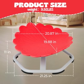 Sensory Swivel Chair for Kids，Versatile Kids Spinning Chair，Training Body Coordination Relieve Car Sickness Symptoms，Spinning Chair for Autistic Kids，Autism ADHD 360° Sit and Spin Sensory Chair