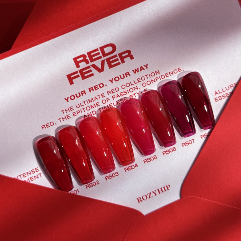 Rosie Hip Rosyhip Red Fever Red Syrup Gel 8-piece set