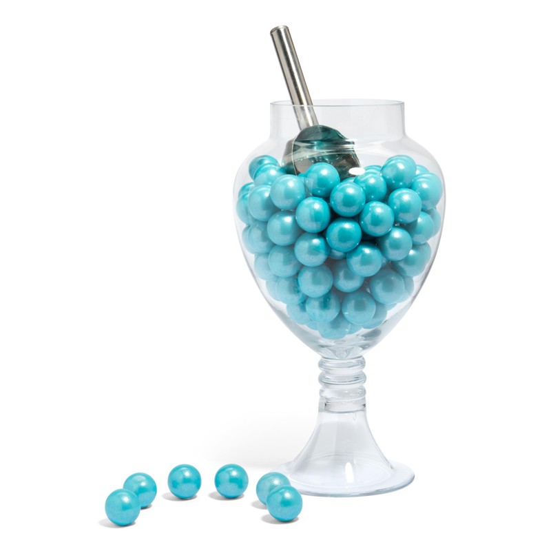 Candy Envy - Shimmer Light Blue Gumballs - 1 Inch