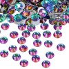 2880PCS Art Nail Rhinestones non Hotfix Glue Fix Round Crystals