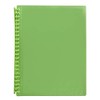 Marbig 2008504 Display Book Refillable A4 Clearview 20 Pockets Lime
