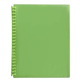 Marbig 2008504 Display Book Refillable A4 Clearview 20 Pockets Lime
